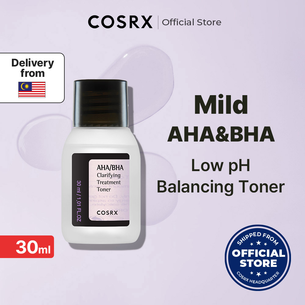 [COSRX OFFICIAL] [MINI SIZE] AHA/BHA Clarifying treatment toner 30ml ...