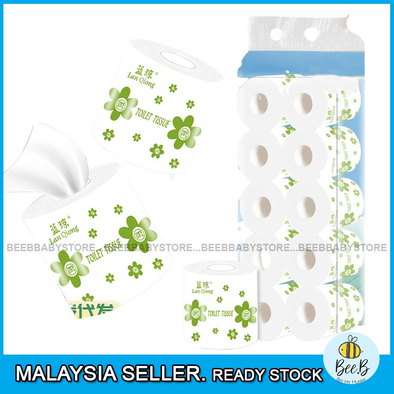 Disposable Toilet Roll Baby & Mom Soft For Sensitive Skin Tissue Daily