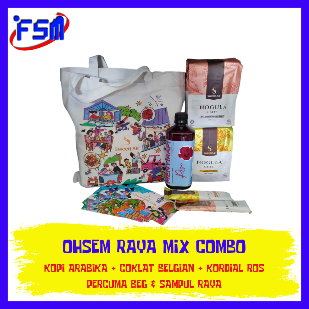 Ohsem Raya Ramadhan Nogula Mix Combo [Kopi Arabika, Coklat Beligian ...
