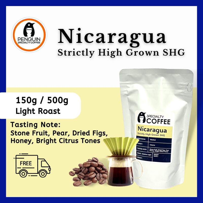 Nicaragua Strictly High Grown SHG . Single Origin Coffee 100 Arabica