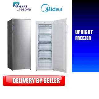 Midea Freezer (188L) Standing Freezer Eco-R600a Super Freeze Function  Upright Freezer MUF-208SD