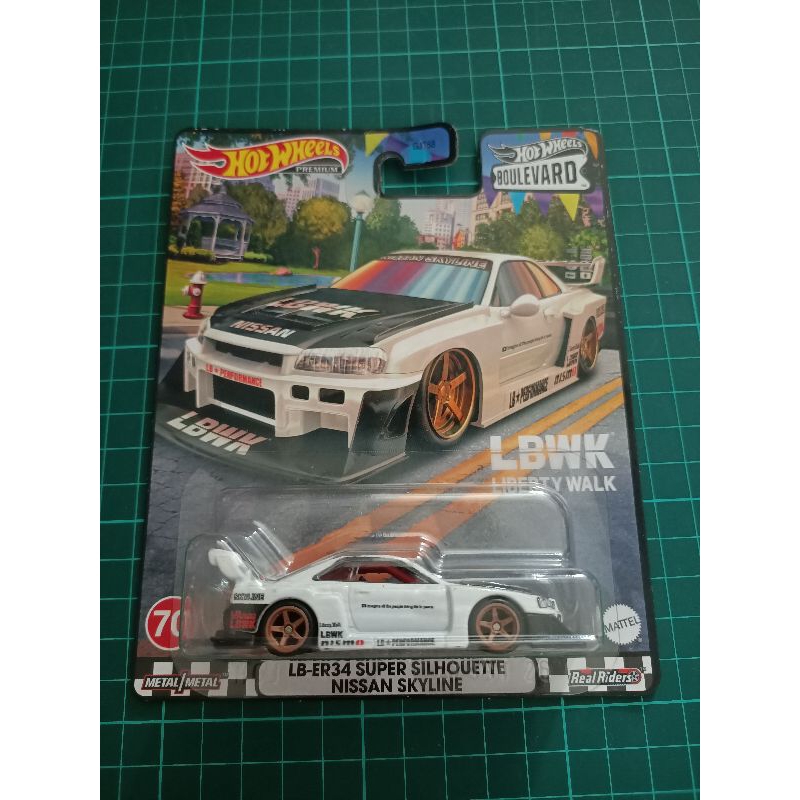 Hot Wheels 1/64 Nissan Skyline Silhouette + Super Silhouette ER34 - 2pack