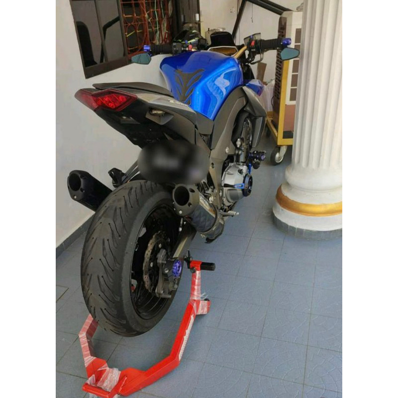 PADDOCK STAND PEDOK KOTAK HEAVY DUTY PADDOCK SUPERBIKE REAR STOPPER R1