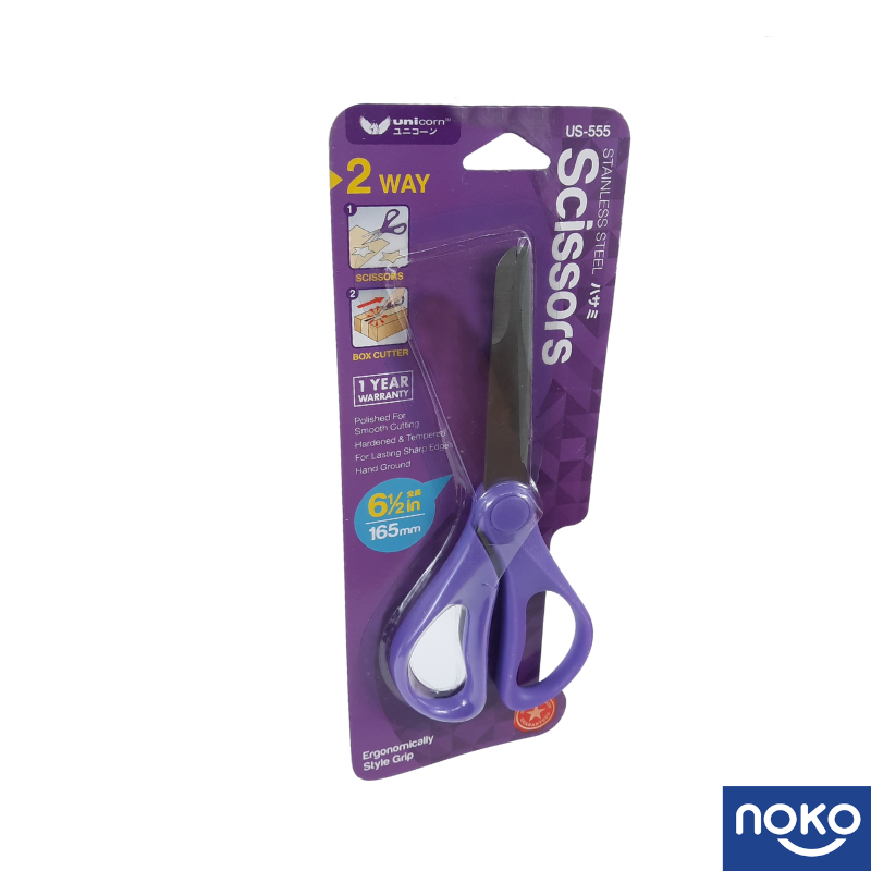 Unicorn 2 Way Scissor / Box Cutter (165mm) | Shopee Malaysia