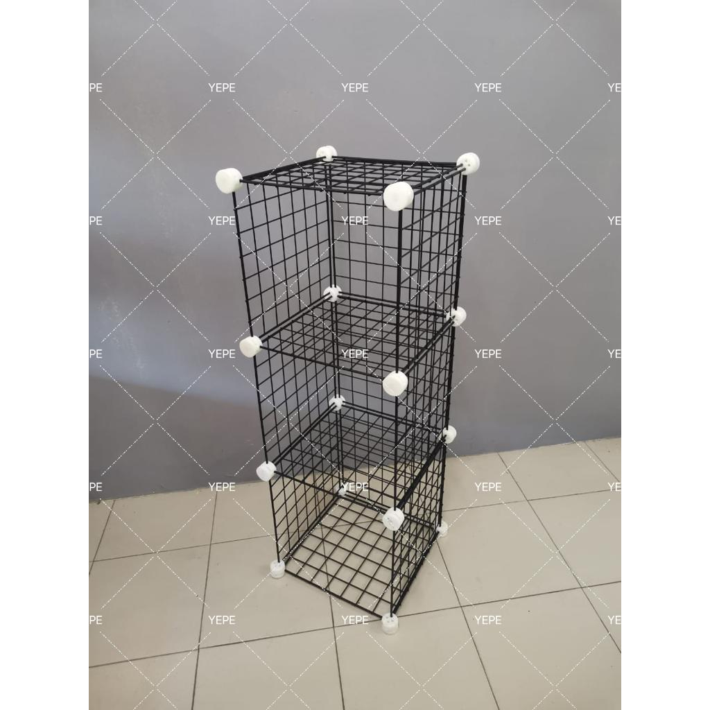 WIRE MESH RACK W/3 COMPARTMENT/ WIRE MESH RACK W/6 COMPARTMENT/ WIRE