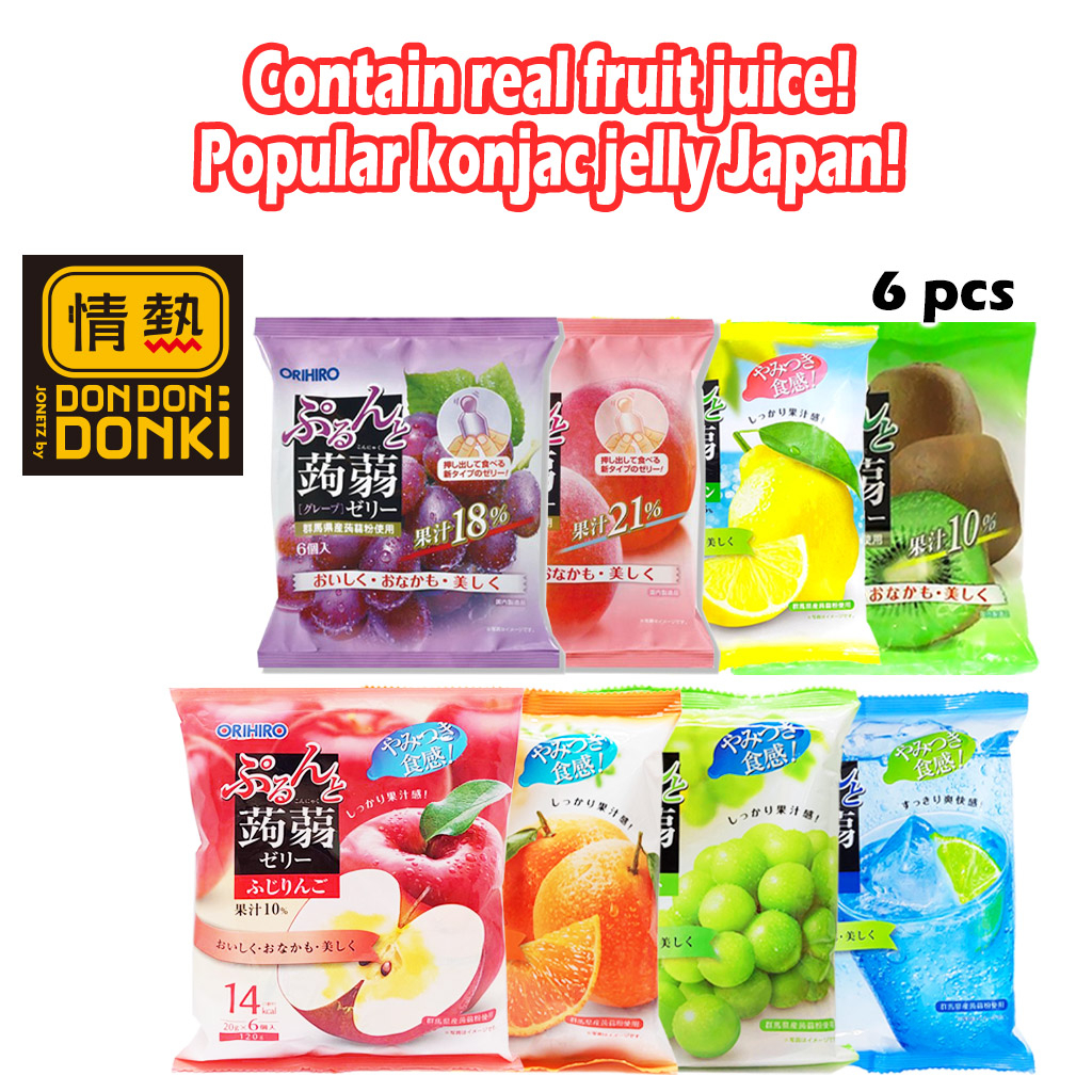 [DONKI] ORIHIRO Japan Konjac Jelly Snack 6pcs/Pack (120g) Shopee Malaysia