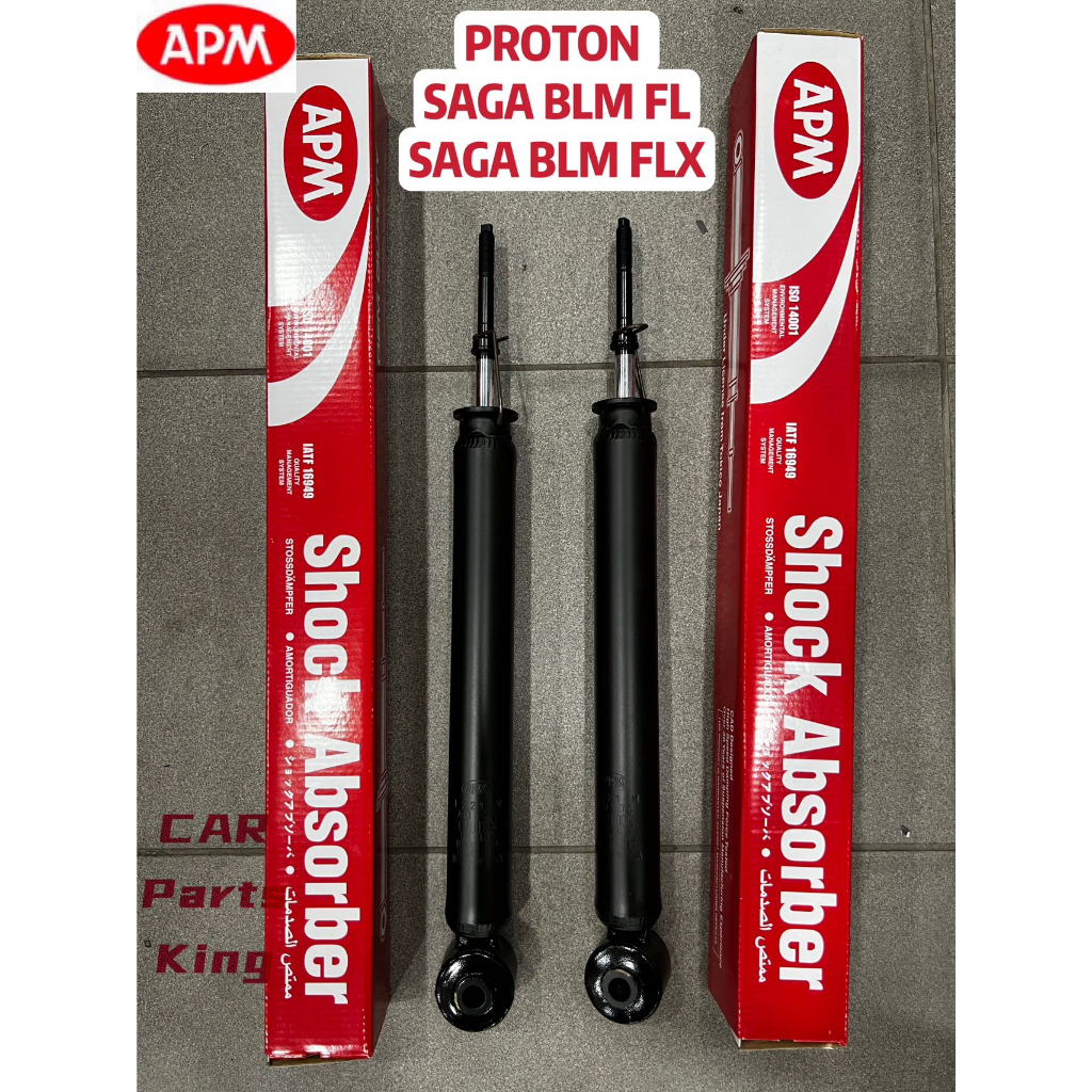 ( 100% ORIGINAL APM ) SAGA BLM FL FLX REAR SHOCK ABSORBER | Shopee Malaysia