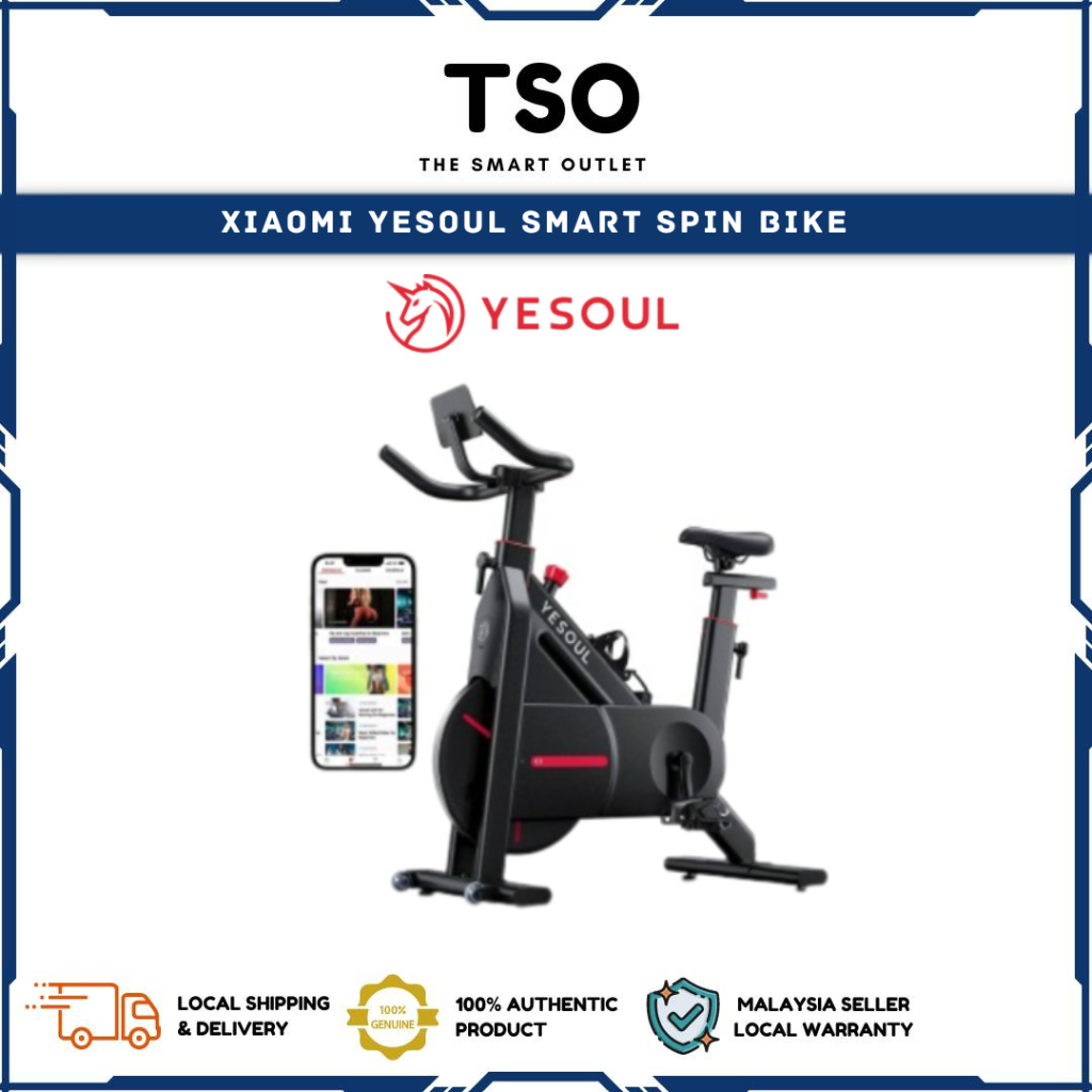 YESOUL C1H Smart Spin Bike (Flywheel weight 6kgs) Shopee Malaysia