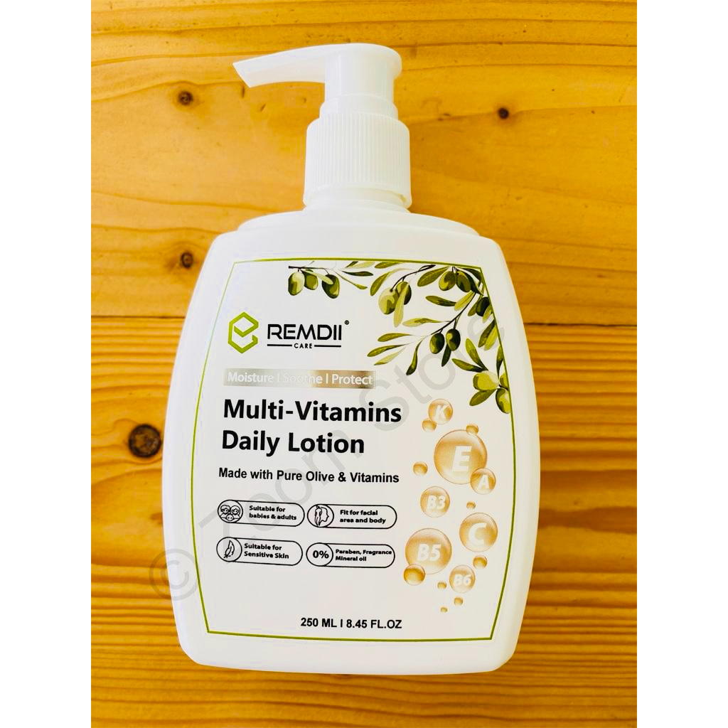 Remdii MultiVitamins Daily Lotion Sensitive Skin, Eczema, Moisturiser