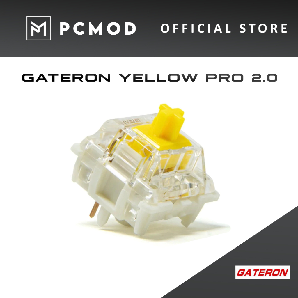GATERON Yellow Pro 2.0 | Linear Switch | PCMOD x KEYMOD | Shopee Malaysia