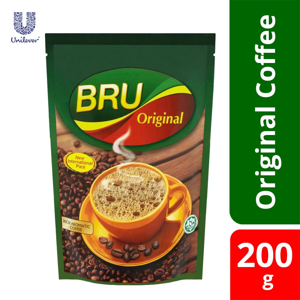 BRU ORIGINAL MIXED COFFEE WITH CHICORY 200G | Shopee Malaysia