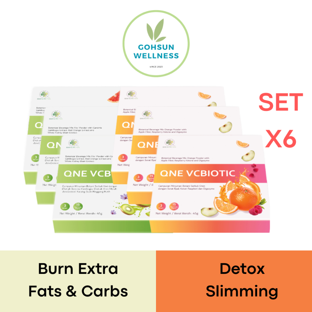[SET] 3b QNE VCBlock 15s + 3b QNE VCBiotic 15s *Fat Burner, Carb