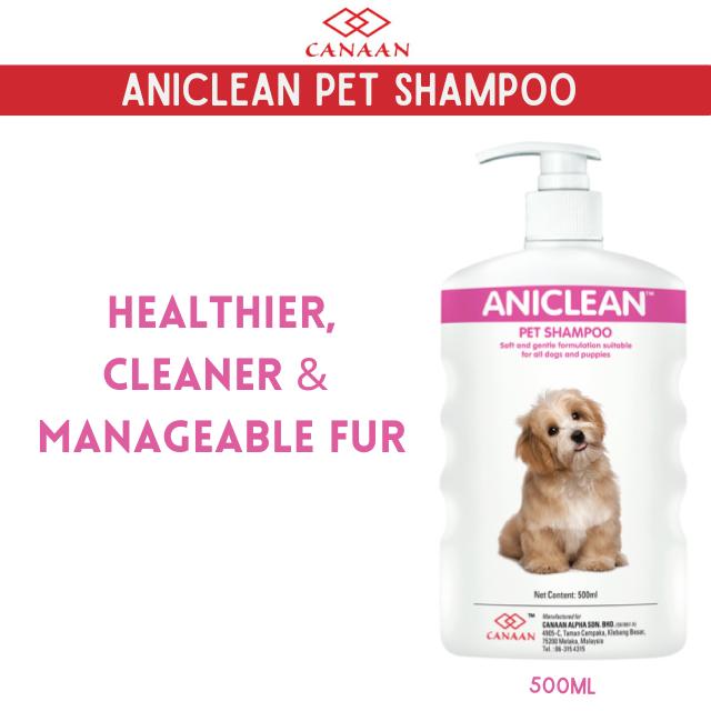 CANAAN Aniclean Pet for Dogs Shampoo Soft and Gentle Formulation (500ml