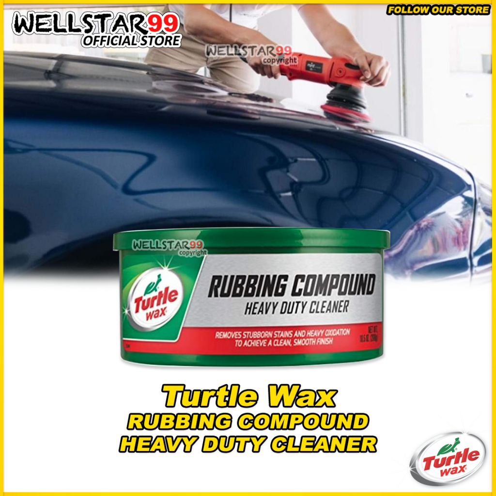 Turtle Wax Rubbing Compound Heavy Duty Cleaner 298g Shopee Malaysia
