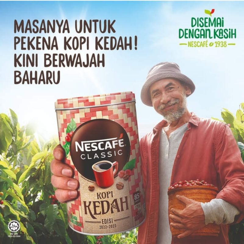 Kopi Kedah NEW 2023 Limited Edition Nescafe Kopi Kedah ~ Tin Pack 170g ...