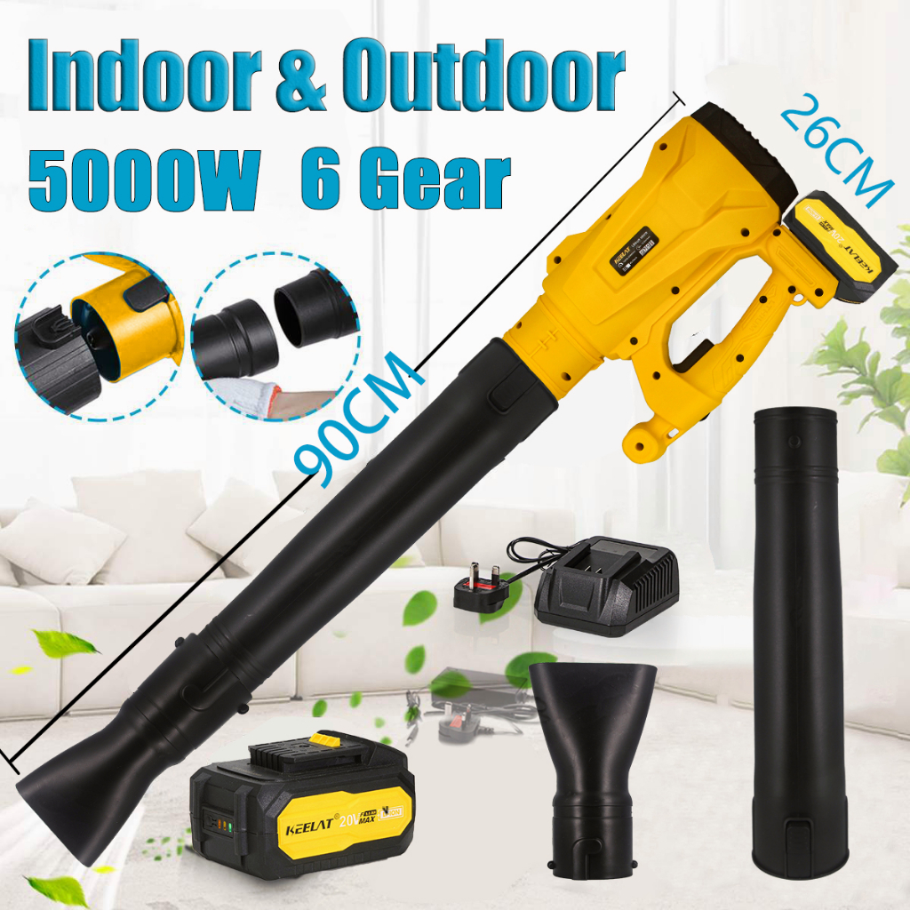 KEELAT 6 Speed 5000W Leaf Blower Industry Air Blower Cordless Blower