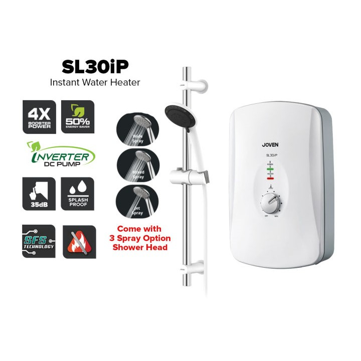 JOVEN Water Heater With PUMP (SL30iP) Shopee Malaysia