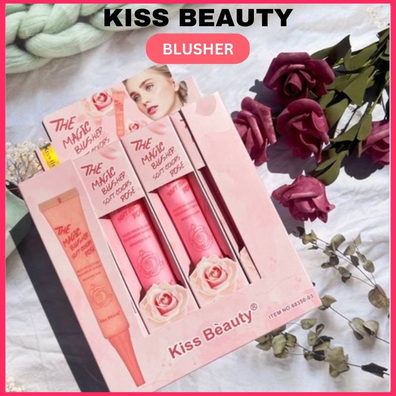 KISS BEAUTY THE MAGIC BLUSHER SOFT COLOR ROSE 30ML Shopee Malaysia