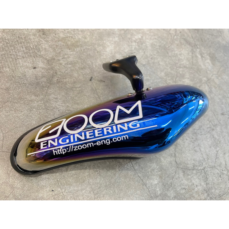 ZOOM ENGINERING ZOOM MIRROR CENTER MIRROR REAR MIRROR UNIVERSAL BLUE