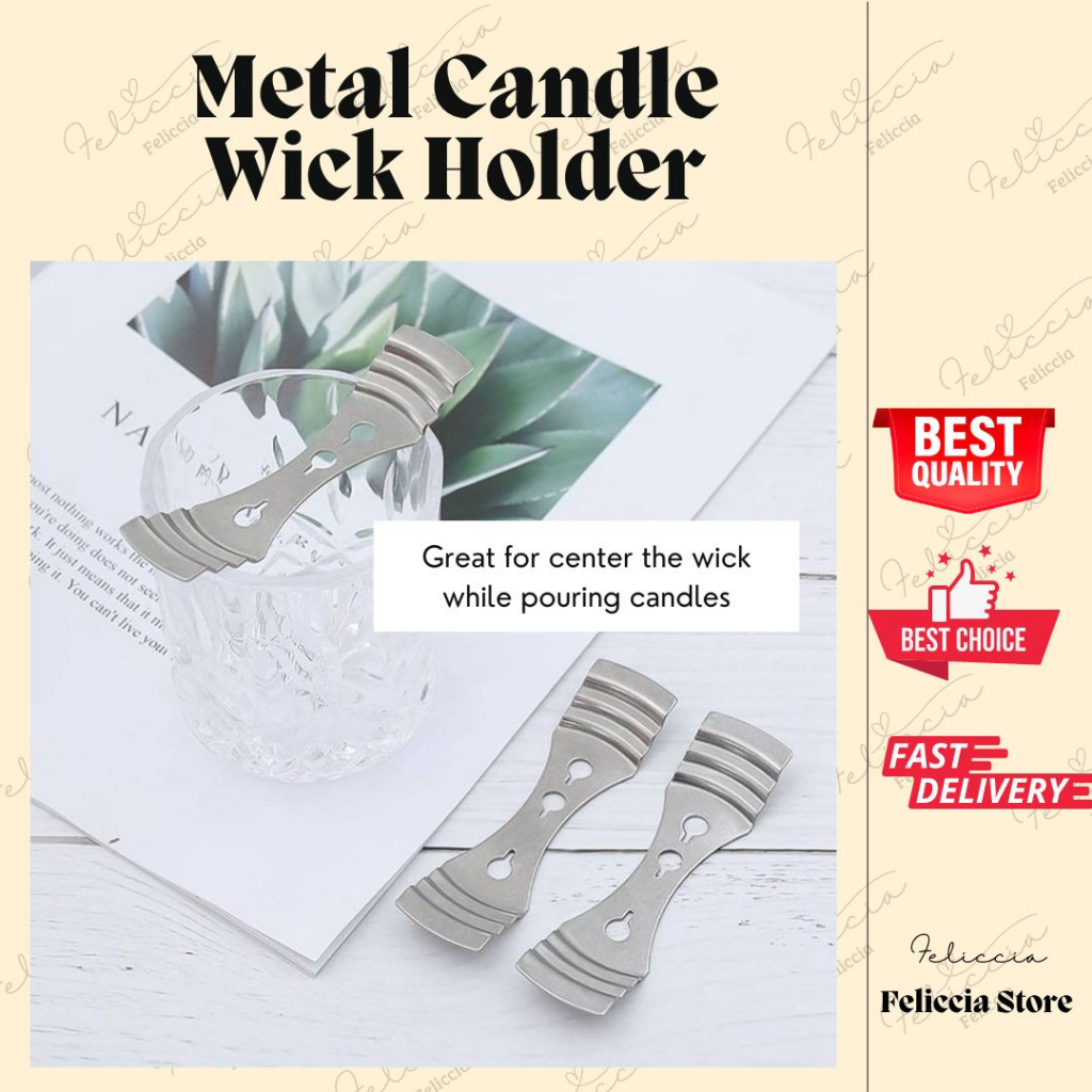 Metal Candle Wick Holders for Candle Making DIY Candle Wicks Centering