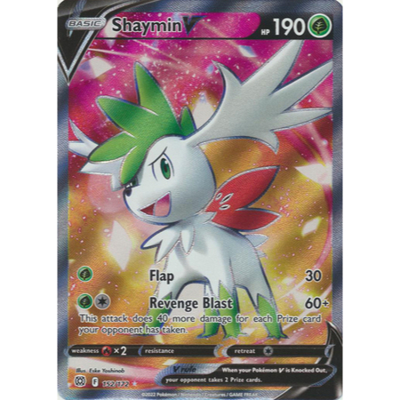 Shaymin V / 152/172 / Full Art Ultra Rare / Sword & Shield Brilliant ...