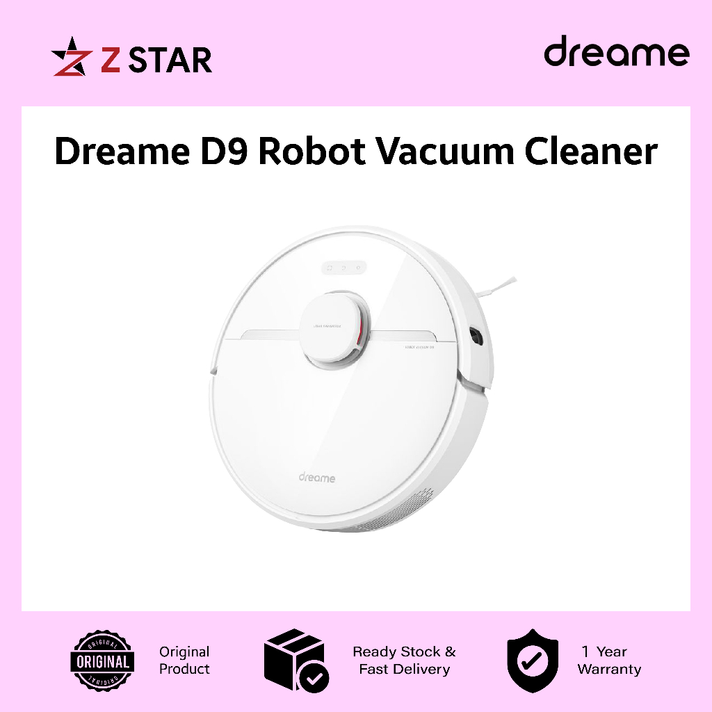 Dreame D9 Robot Vacuum Cleaner, 150Mins Run Time