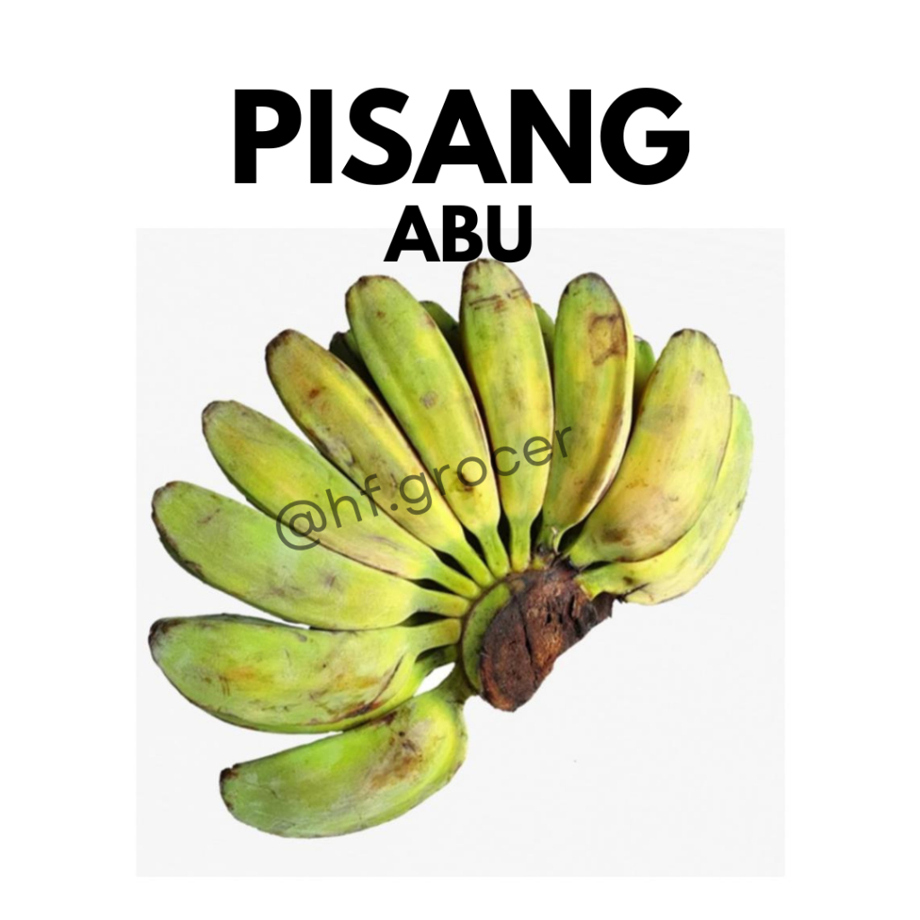 Pisang Abu or Pisang Nangka (2KG) | Sabah Banana Fresh Fruits | Shopee ...