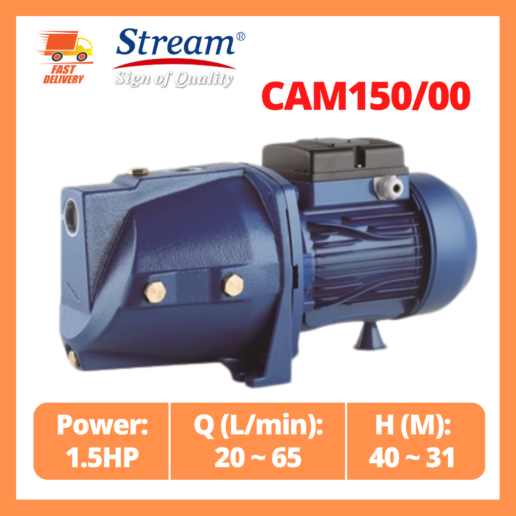 Stream CAM150/00 1.5HP 240V Centrifugal Pump – Self-Priming Jet Pump ...
