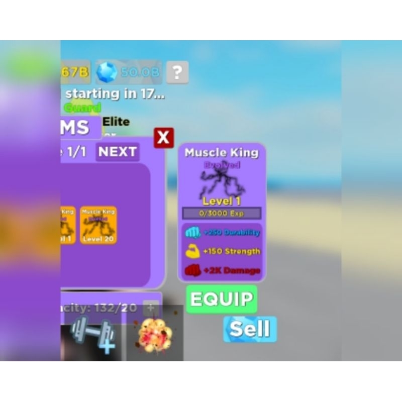 Aura Muscle King Roblox | Shopee Malaysia