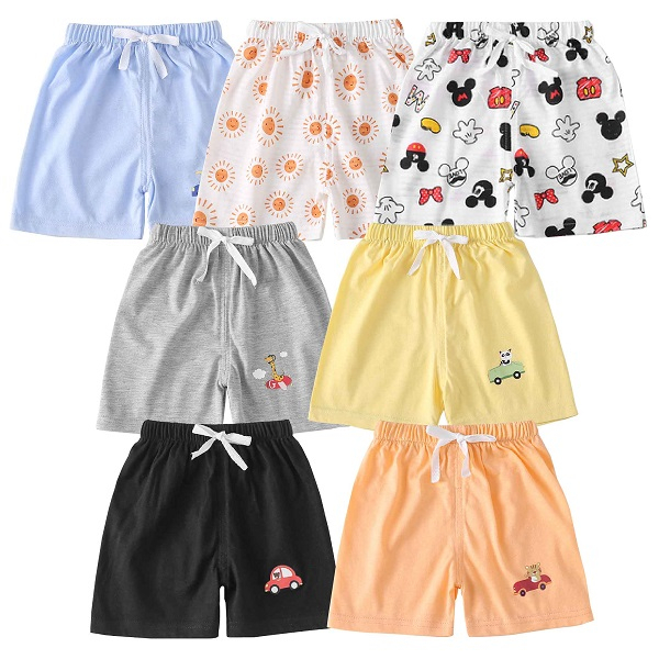 (6m5years) Kids Cotton Short Pants Baby Boys and Baby Girls Shorts
