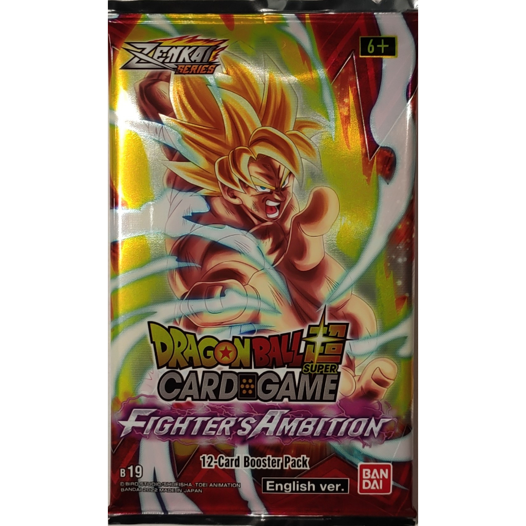 Dragon Ball Super Card Game Zenkai Series B19 Fighter's Ambition ...