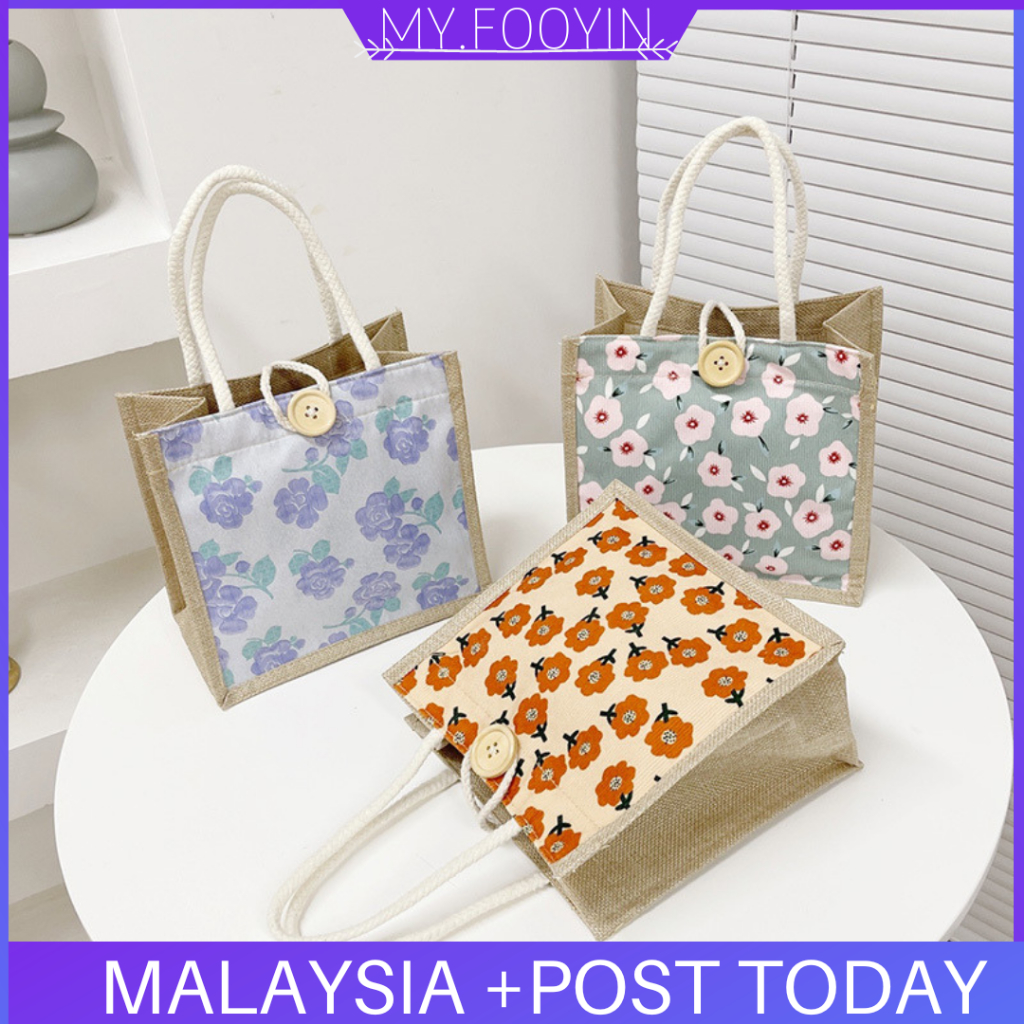 N180 READY STOCK MYFOOYIN Japan Canvas Design Tote Bag Handbag Shoulder ...