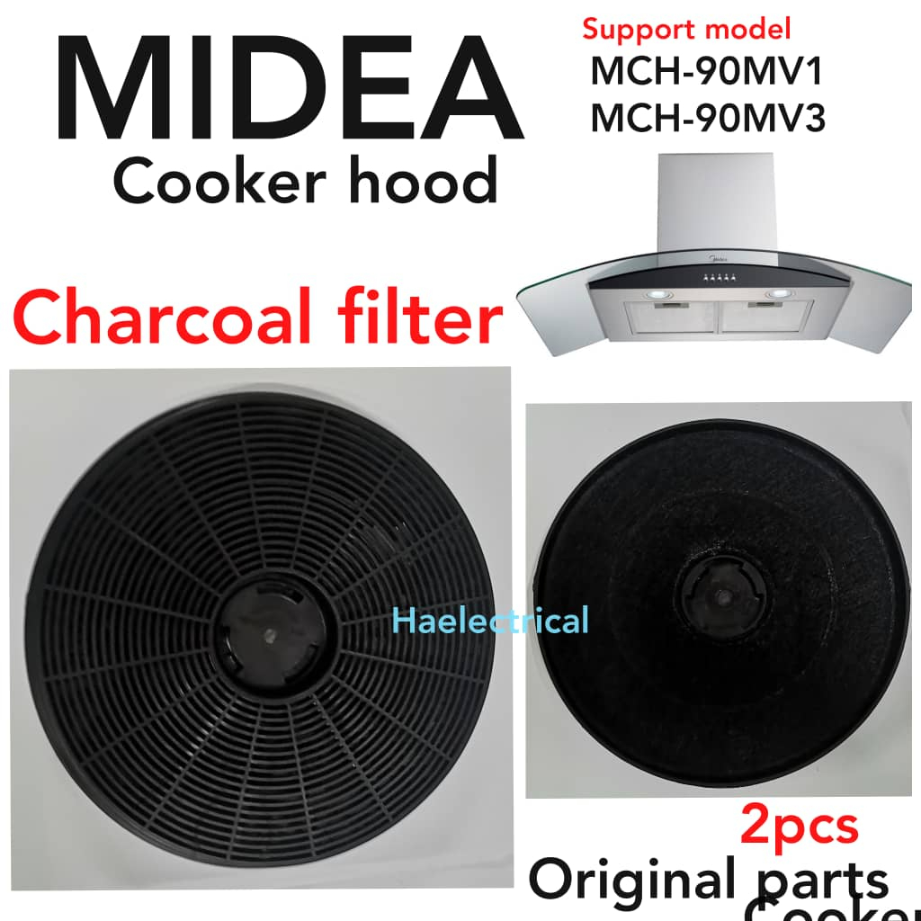 MIDEA Cooker Hood Charcoal Filter MCH90MV1 MCH90MV3 (2Pcs) Shopee