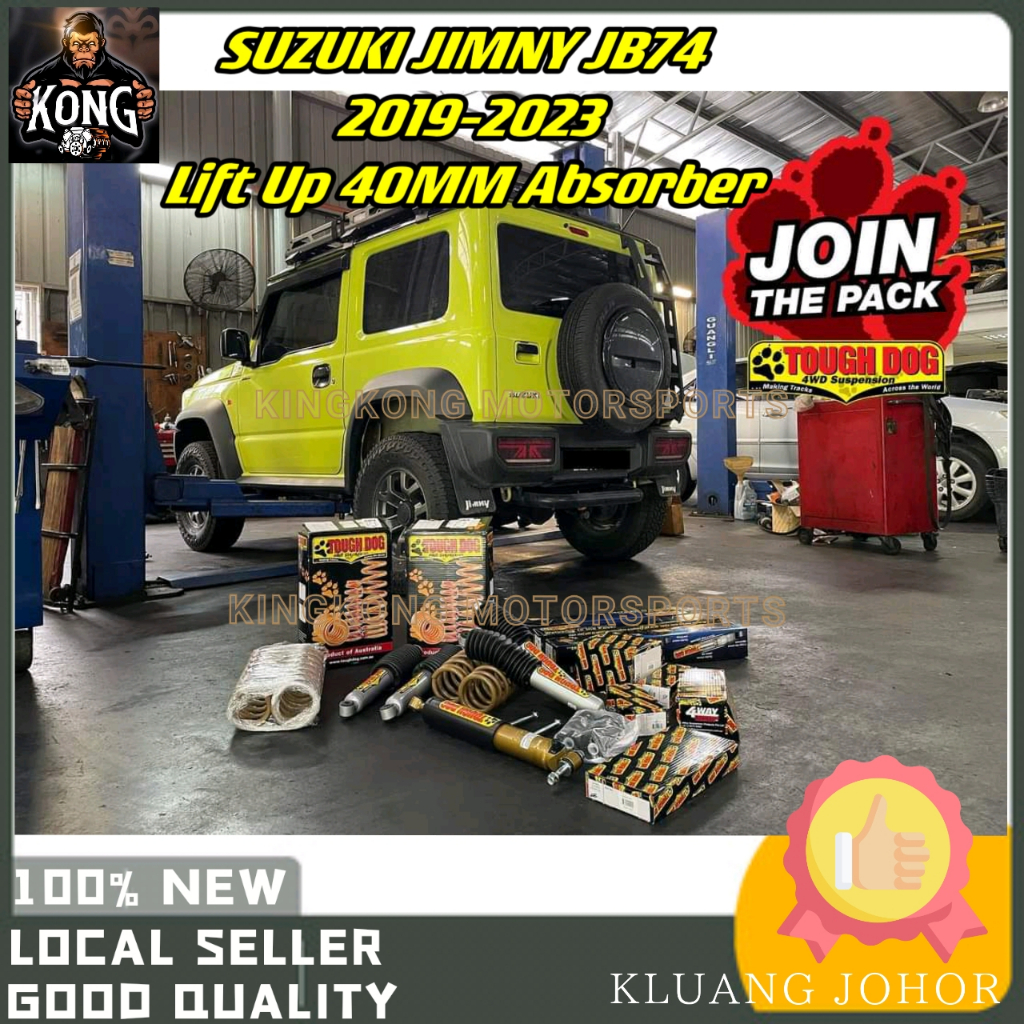 TOUGH DOG SUZUKI JIMNY JB74 20192023 LIFT UP 40MM ABSORBER COIL SPRING