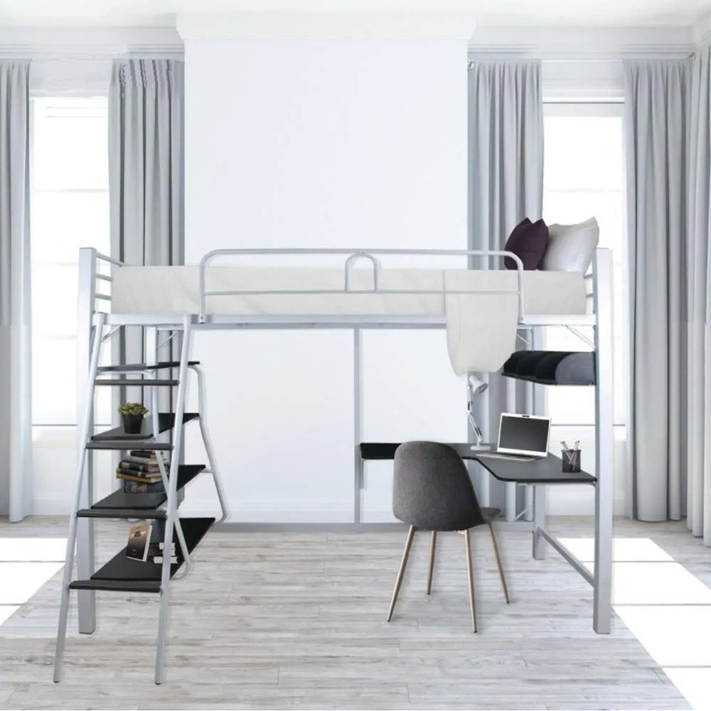 [FREE GIFT 1 X RM99 T-SHIRT] 3V Aloha Loft Metal Bunk Bed / 2 IN 1 BED ...