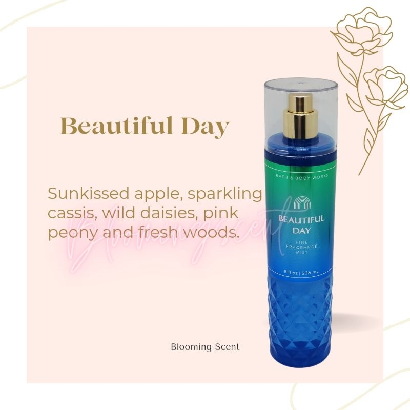 Bath and Body Works Fine Fragrance Body Mist Shopee Malaysia