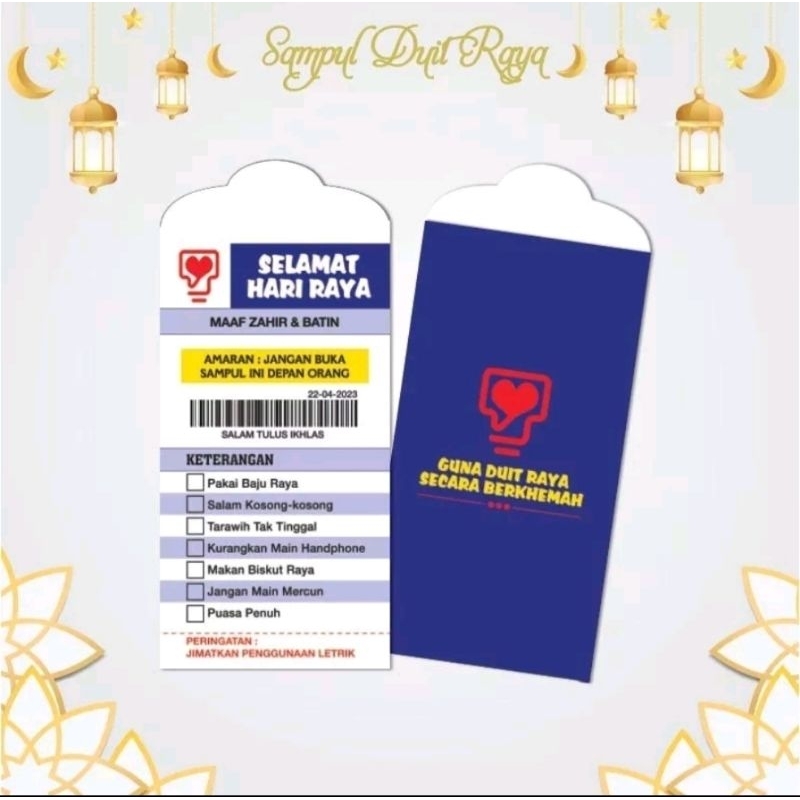 SAMPUL DUIT RAYA VIRAL 2023 TNB, MAYBANK, CIMB ,SAMPUL DUIT NEGERI ...