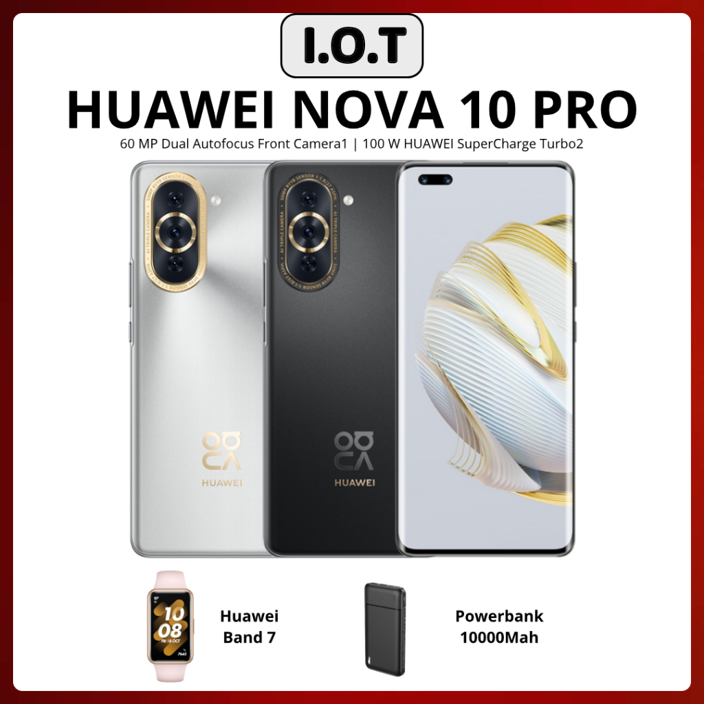 (NEW) HUAWEI Nova 10 / Nova 10 Pro (8+256) | 60 MP Ultra-Wide Angle ...