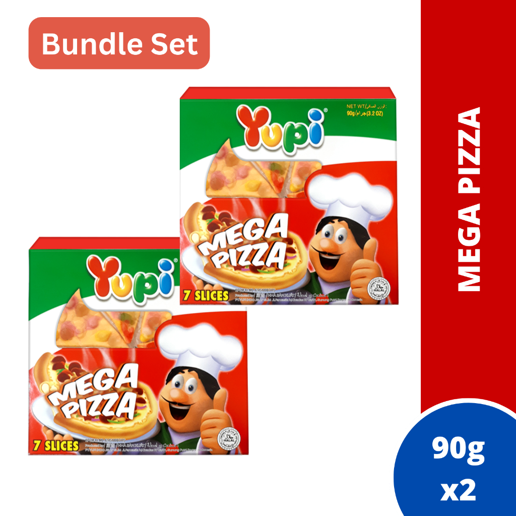 YUPI Mega Pizza (90g / Bundle set) Shopee Malaysia