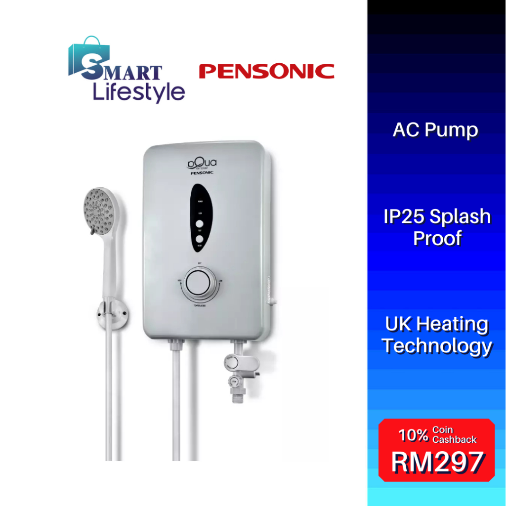 Pensonic Water Heater Pwh-9700ac With Ac Pump 