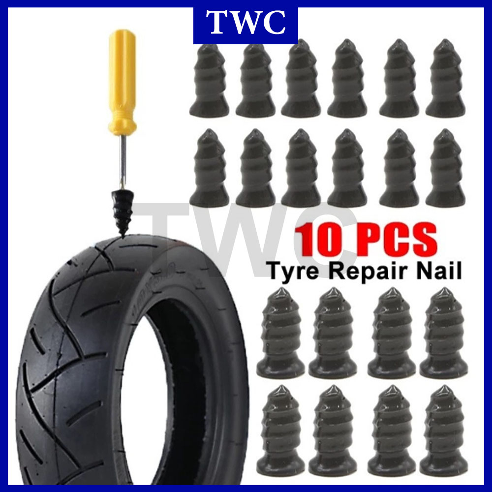 TWC Vacuum Tyre Repair Rubber Nails for Car Motorcycle Tubeless