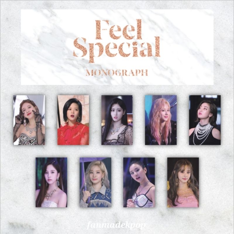 TWICE 8th Mini Album - FEEL SPECIAL Photobook & Photocards with FREE GIFT