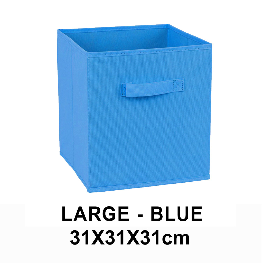 《Mega Deal》Foldable Non Woven Storage Box Home Office Bedroom Cosmetics