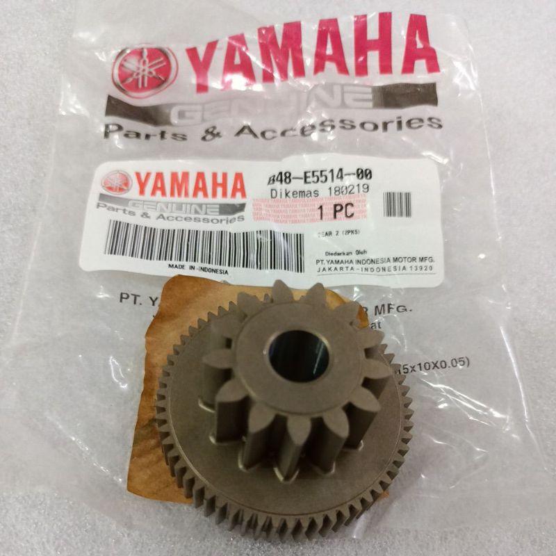 R15/FZ150/Y15/LC135 5S Starter Motor Gear Original Yamaha | Shopee Malaysia