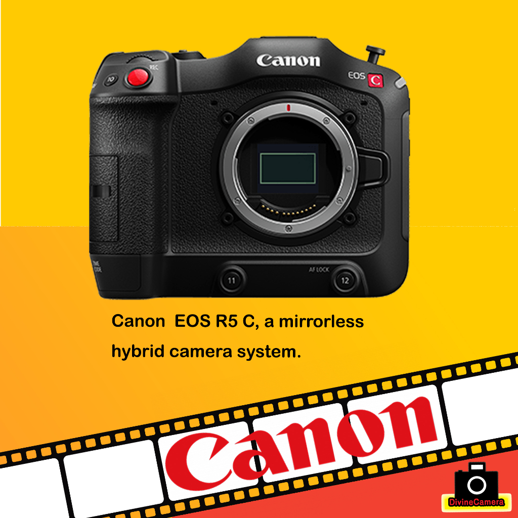 Canon EOS R5 C, a mirrorless hybrid camera with the capabilities of