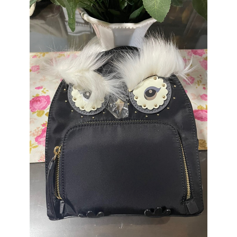 New Kate Spade Original Owl Backpack Shopee Malaysia