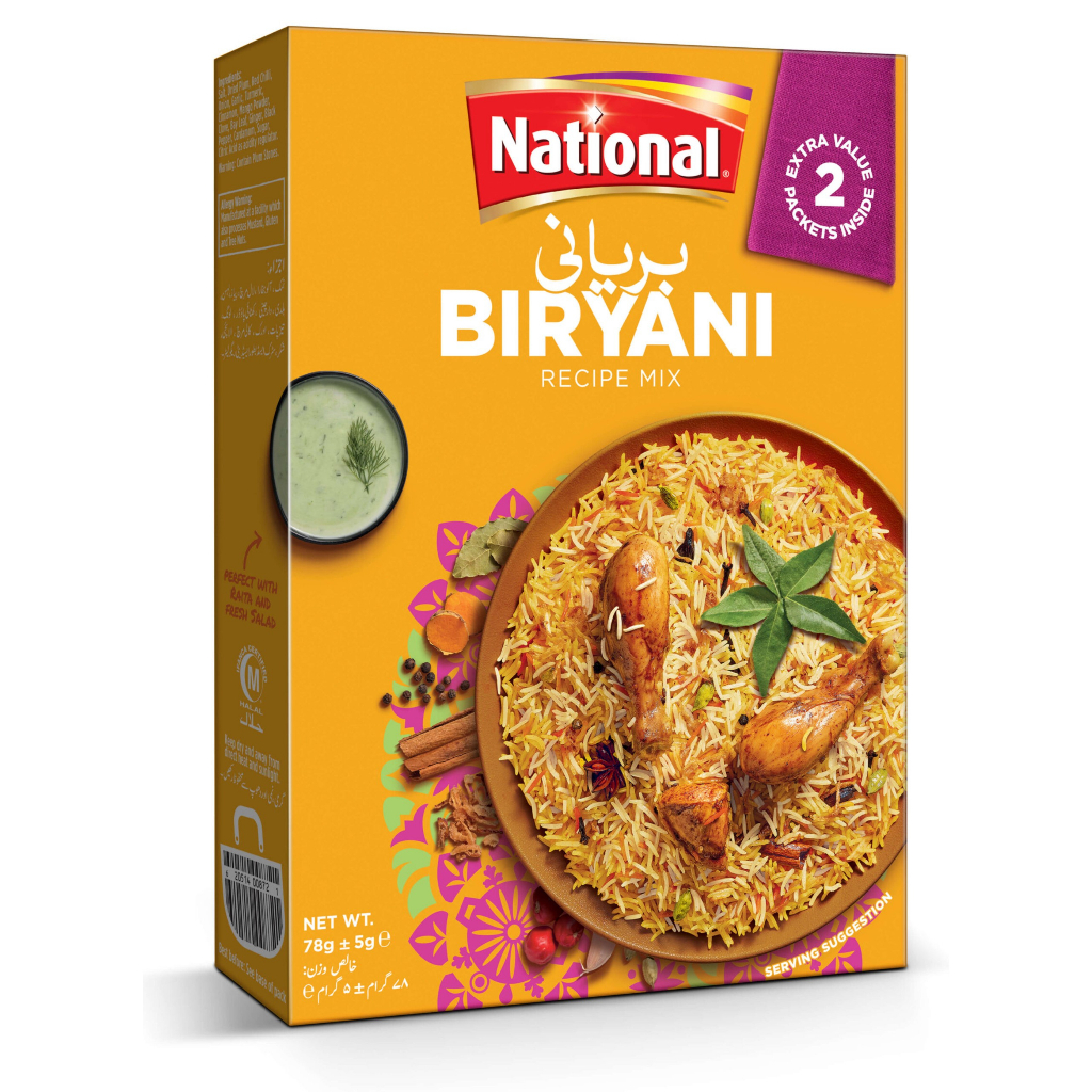 National Biryani Recipe Mix 110g Assorted Shopee Malaysia