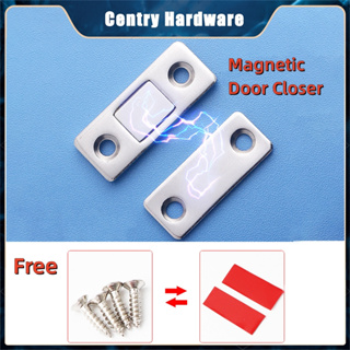 Unique Bargains 2pcs Door Cabinet Magnetic Catch Magnet Latch Closure Stainless Steel 70mm Long - 70mm, 2pcs