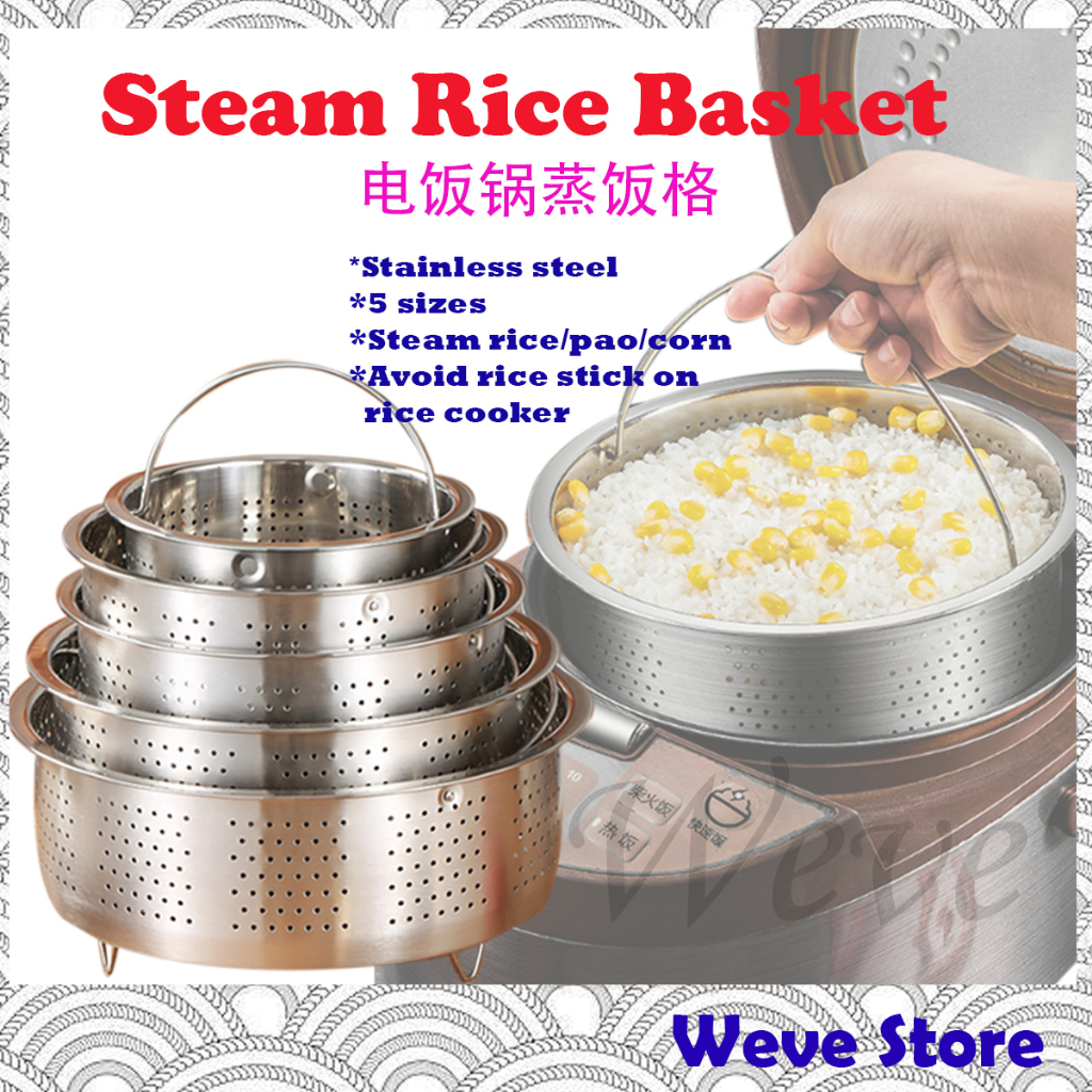 304 stainless steel DeSugar Rice Steamer Pengukus Nasi Gula Keluli