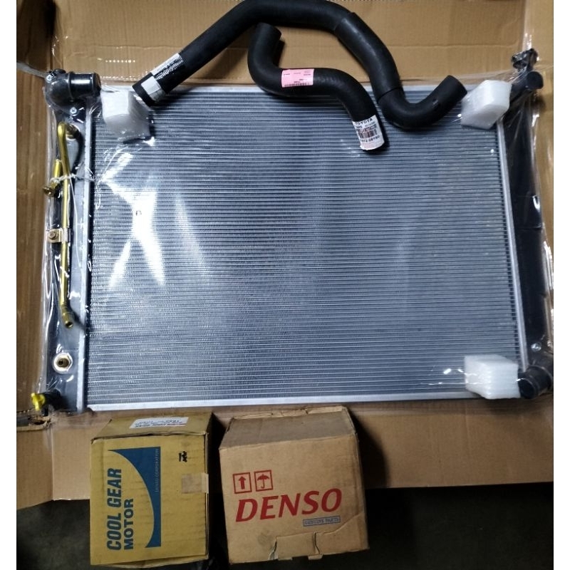 TOYOTA HARRIER ACU30 HIGH QUALITY RADIATOR /2PCS DENSO FAN MOTOR / LEFT ...